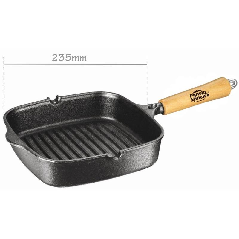 Frigideira Cook Grill 23 5 Cm X 23 5 Cm FUMIL APANELA DE FERRO