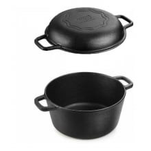 panela de ferro fundido forno holandês panela mineira, 25 cm  dutchoven panela para pão, grande